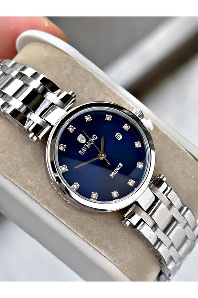 Raymond Silver Color Sports Steel Band Original Women's Wristwatch + Bracelet...