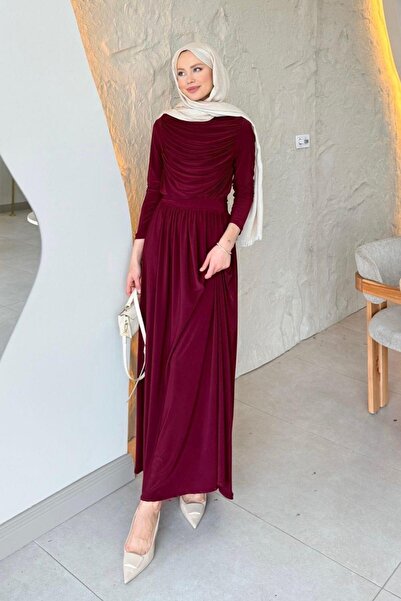Şulemoda Giyim İkon Sandy Skirted Suit Burgundy