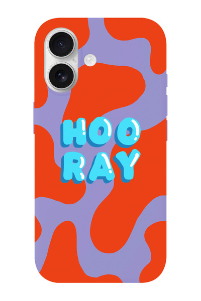 shoptocase حافظة هاتف آيفون 17 هوراي من الجلد السويدي المزخرف من الداخل