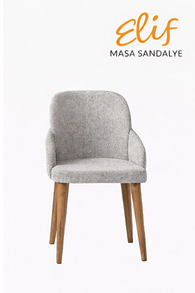ELİF SANDALYE Marvel Premium Sandalye – Ahşap Ayaklı, Zarif Form, Konforlu Ta...