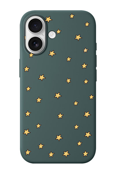 shoptocase حافظة هاتف آيفون 17 بنمط النجوم من الجلد السويدي