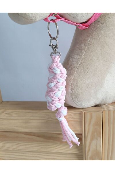 Other Hobby Horse Rope Lead - White and Pink