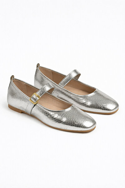 FootFrenzy Γυναικείες μπαλαρίνες Luna με χρυσή πόρπη – Άνετα καθημερινά παπού...