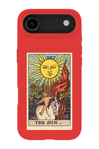 shoptocase حافظة هاتف آيفون 17Air متوافقة مع تصميم The Sun Tarot من جلد الغزا...