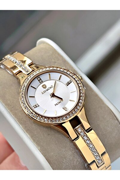 Raymond Taşlı Renk Klasik Orjinal Fantazi Erkek Kol Saati + BİLEKLİK