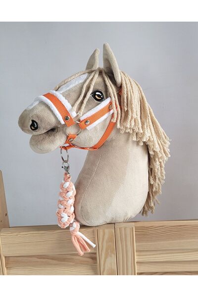 Other Set Hobby Horse: Căpăstru A3 cu blană albă + lesă din frânghie - alb și...