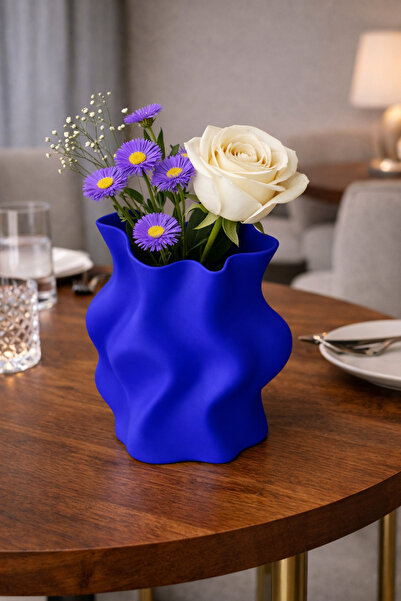 Vescarri مزهرية زخرفية ذات شكل غير متماثل - تصميم عصري غير منتظم