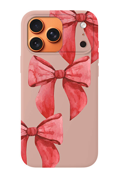 shoptocase حافظة هاتف متوافقة مع iPhone 17 Pro Max مزينة بشريط هدية ونمط من ا...