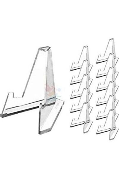 Generic مجموعة حوامل رسم مكونة من 12 حامل رسم صغير من الأكريليك، بارتفاع 2.25...