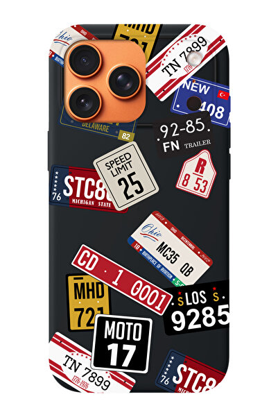 shoptocase حافظة هاتف متوافقة مع iPhone 17 Pro مزينة بنمط تذاكر وداخلها من جل...