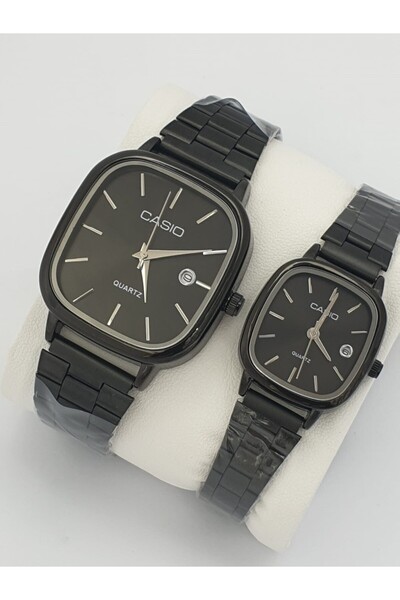 Zarif Couple watch set, black
