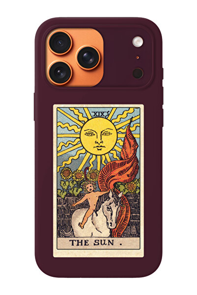 shoptocase The Sun Tarot Patterned Suede Inside Launch Phone Case Compatible ...