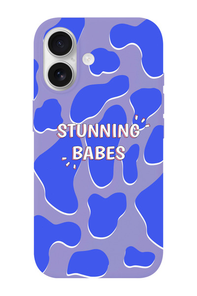 shoptocase حافظة هاتف آيفون 17 من سونينج بابز مزينة بنمط من الجلد السويدي