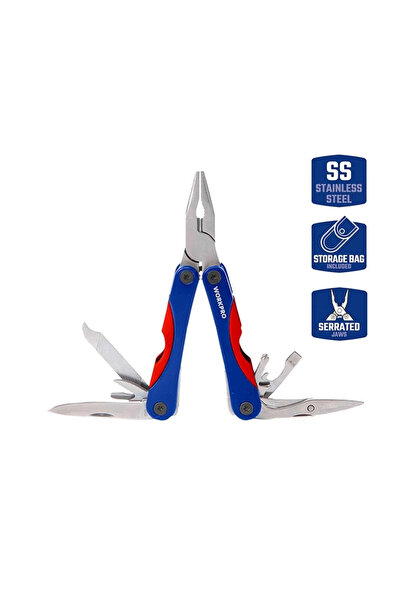 Workpro WP382017 12 IN 1 Çok Fonksiyonlu Profesyonel Mini Pense Seti + Taşıma...