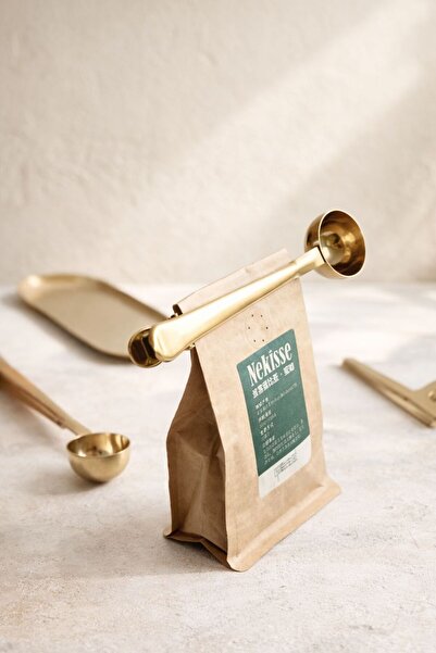 Bohemian ملعقة قياس القهوة من أورا جولد - متعددة الوظائف مصنوعة من الفولاذ ال...