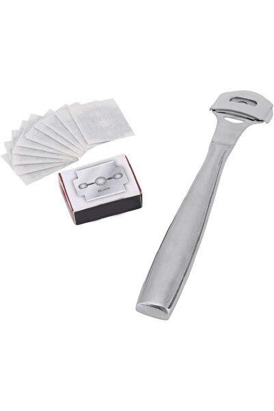 QUEENVİP شفرة حلاقة للقدمين من الفولاذ المقاوم للصدأ - شفرة حلاقة للقدمين مع ...