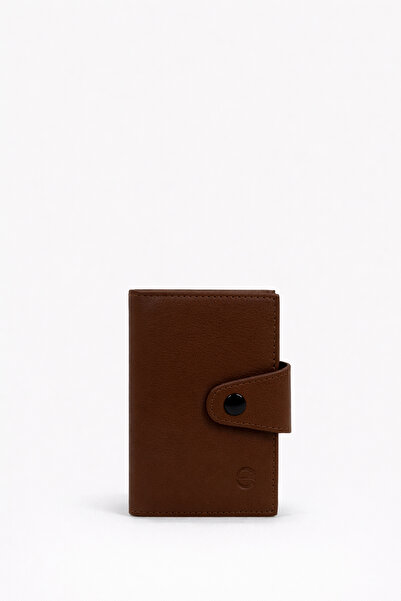 Grande Genuine Leather Card Holder Tan 827