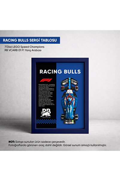 HOMEPACK Racing Bulls F1 LEGO Sergi Çerçevesi, Sergi Tablosu Speed Champions ...