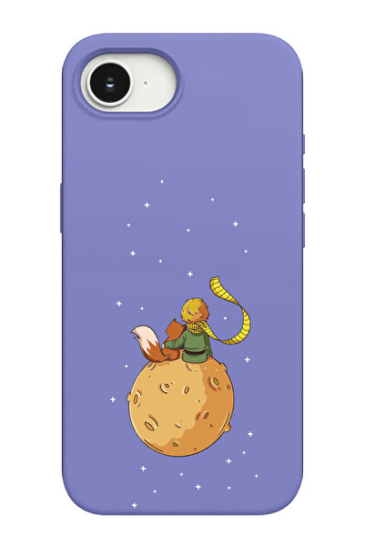 shoptocase غطاء هاتف متوافق مع آيفون 16E بنمط الأمير الصغير، مصنوع من الجلد ا...