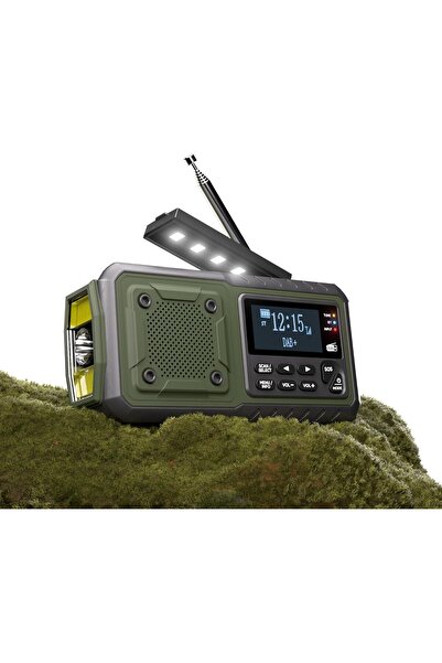 Acta Berg DAB+ Deprem ve Acil Durum Radyosu, Kranklı, Güneş Enerjili, 5000 mA...