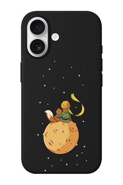 shoptocase حافظة هاتف آيفون 17 بنمط الأمير الصغير من الجلد المدبوغ من الداخل