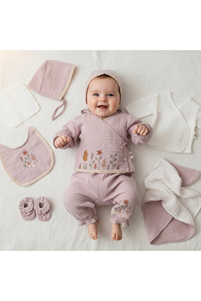 milay's life home collections Muslin Flowery Baby Girl Newborn 100% Cotton 10...