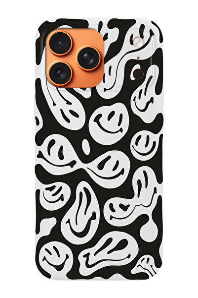 shoptocase حافظة هاتف متوافقة مع iPhone 17 Pro Max مزينة بنمط الوجوه المبتسمة...