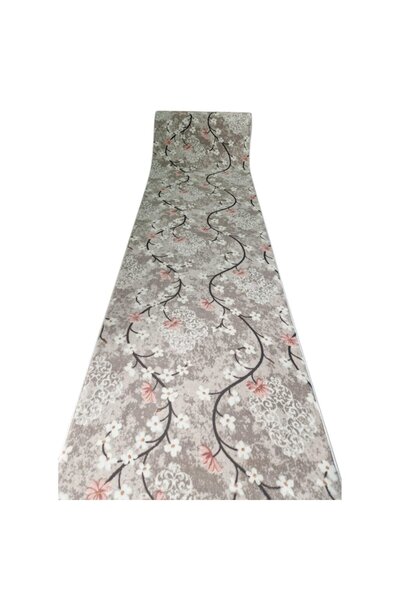 Mocheta Gilau Floral Scalloped Anti-Slip Crossbar, Beige, 6340, 120cm wide by...