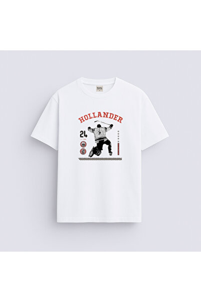 AYDESİGN Rozanov 81 Hollander 24 Heated Rivalry Series Printed Crew Neck Whit...