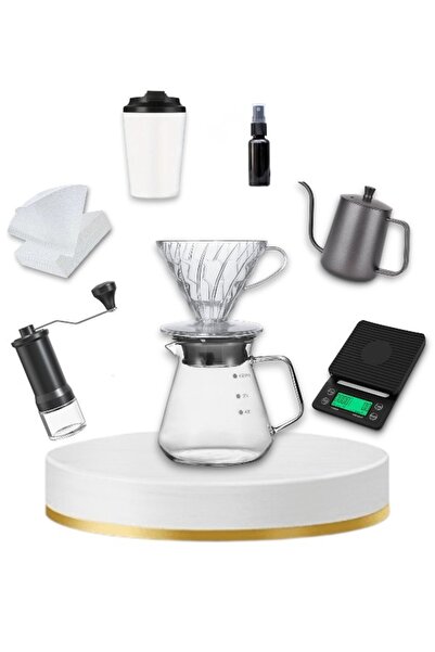 unbranded V60 Coffee Set, 8 pieces, 02