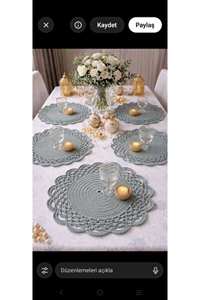 GNY TASARIM Örgü suple 6 adet