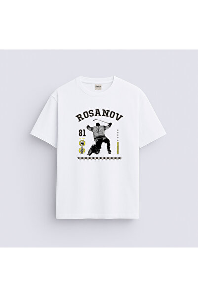 AYDESİGN Rozanov 81 Hollander 24 Heated Rivalry Series Printed Crew Neck Whit...