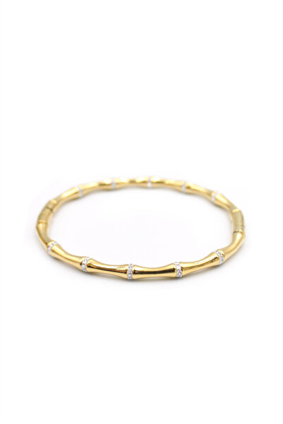 Royaleks Stone Bone Bracelet - Gold
