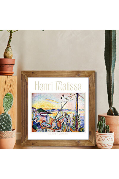 Tuba Decor Square Painting with Wooden Frame