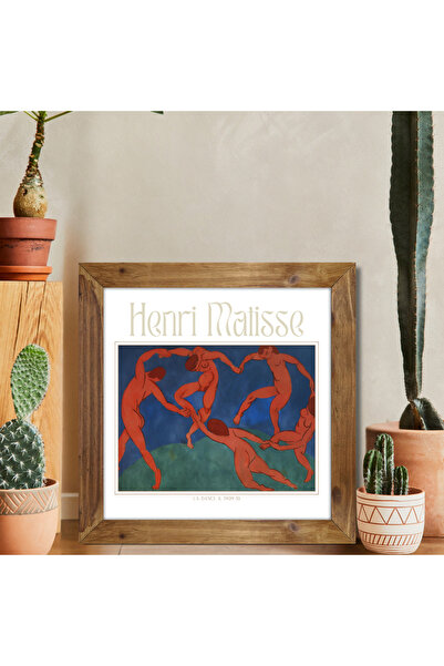 Tuba Decor Tablou pătrat cu ramă din lemn matisse