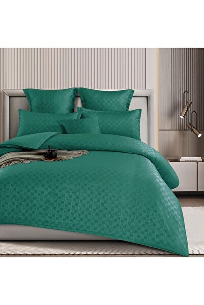 trendyhome Finet Bed Linen with Elastic, Checkered Pattern, 6 Pieces