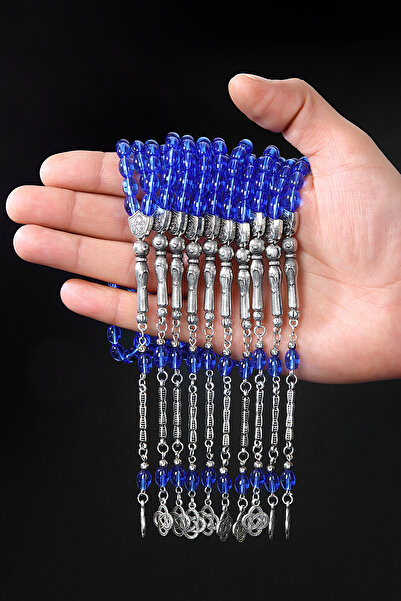 Öyküm accesory 10 Pieces Barley Model Glass Prayer Beads Set, Natural Stone G...