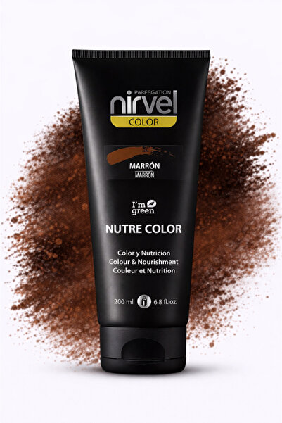 NİRVEL Nutre Color Mască de Păr Colorantă BROWN STRAWBERRY 200ML – Culoare, T...
