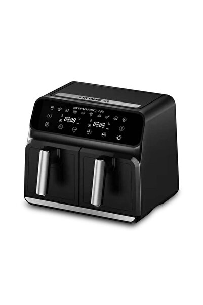 Allians Hızlı ve sağlıklı pişirme için modern hava fritöz siyah renk