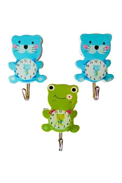 Generic Adhesive Hooks for Walls and Doors (3 Pieces) | For Kitchen and Bathroom