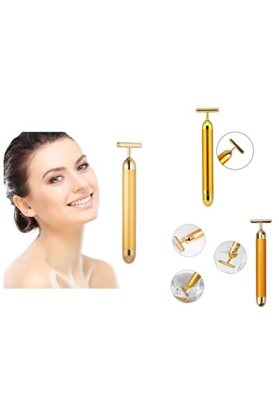 ANGMAD Aparat Masaj Facial ANGMAD, Lifting, Cap T 3D, 6000 Vibrații/min, Auriu