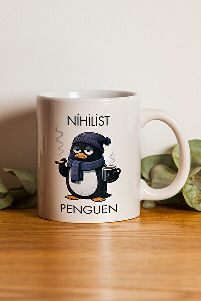 gavebutik كوب هدية مطبوع عليه نهيلست بينجوين