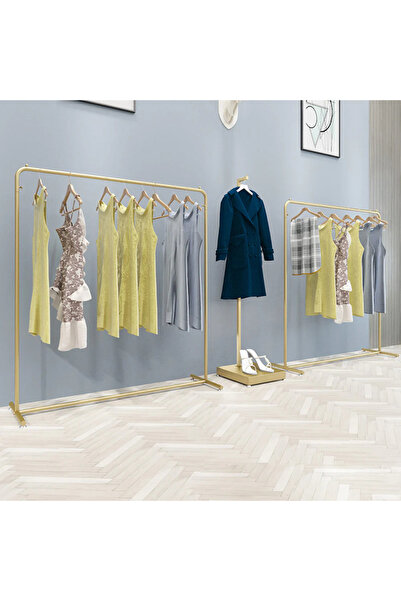 MD Vİtrin Dekorasyon BUTİK MAĞAZA RAF SİSTEMLERİ 3LÜ ASKILIK STAND STATİK GOL...