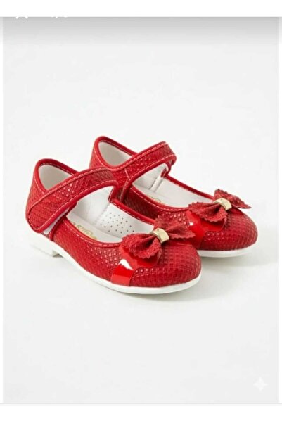 NilStep Kız çocuk babet cırtcırtlı fiyonk detaylı kaydrımaz hafif taban anaok...