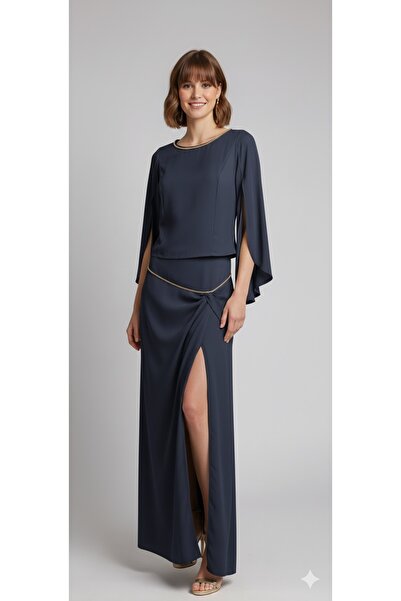 kunza boutique "Annab Femininity" Set - Satin Shirt and Skirt