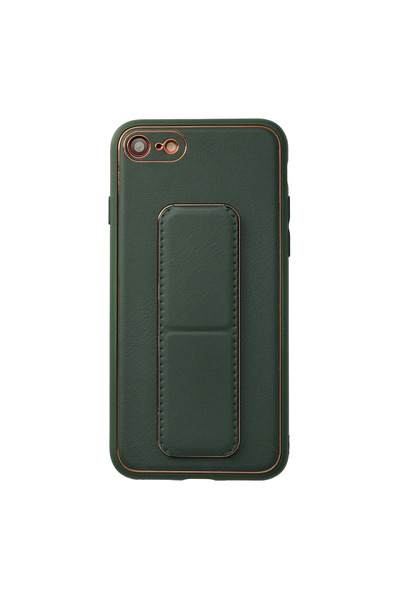 AL - KAR TİCARET غطاء حماية جلد كوكو لهاتف آيفون 7 - أخضر