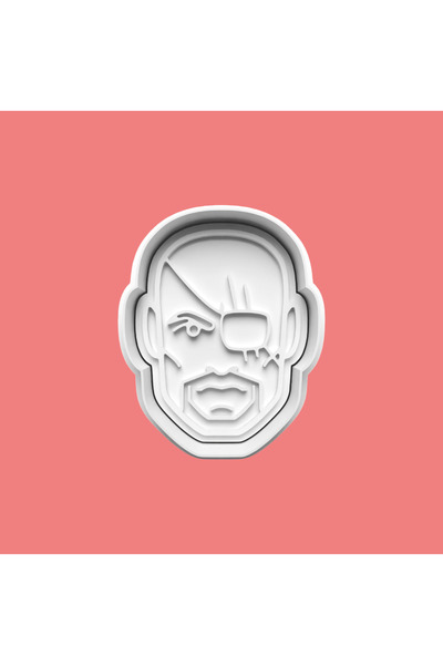 Sekovlog59 قالب كوكيز على شكل نيك فيوري وقالب عجينة السكر