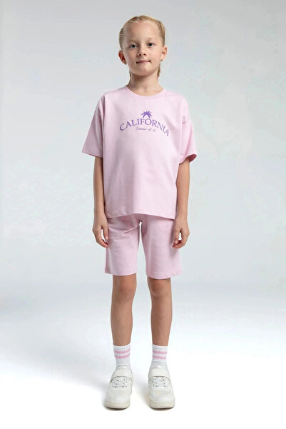 ROLY POLY Girl's bermuda set - powder pink