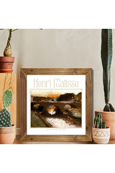 Tuba Decor Square Painting with Wooden Frame