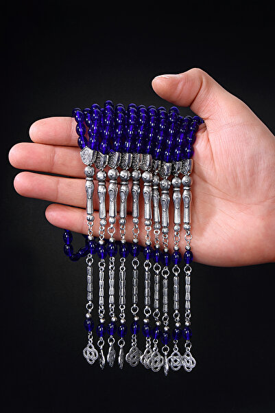 Öyküm accesory مجموعة من 10 قطع من سبحة الصلاة الزجاجية طراز أربرا، مجموعة سب...